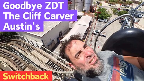 Switchback at ZDT. world's only wood shuttle coaster. The Canyon Carver Mountain Coaster & Austin's