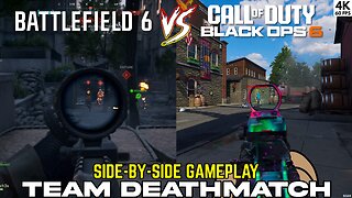 BF6 vs. BO6 TEAM DEATHMATCH 🔥 Side-By-Side Gameplay | WHICH GAME IS BETTER? (4K60)