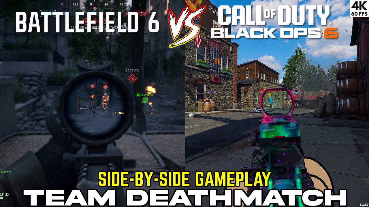 BF6 vs. BO6 TEAM DEATHMATCH 🔥 Side-By-Side Gameplay | WHICH GAME IS BETTER? (4K60)