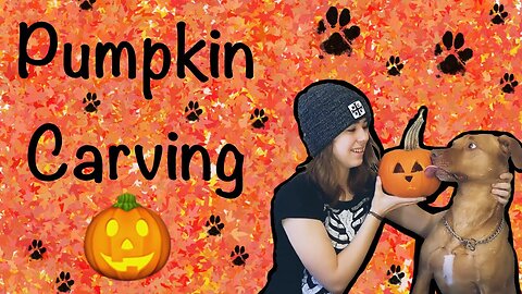 Pumpkin Carving With My Dog (Gone Wrong??)