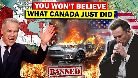 IT'S OFFICIAL: Canada’s $43B Retaliation May Cripples Tesla! US Economy Handle This? Trump Furious!