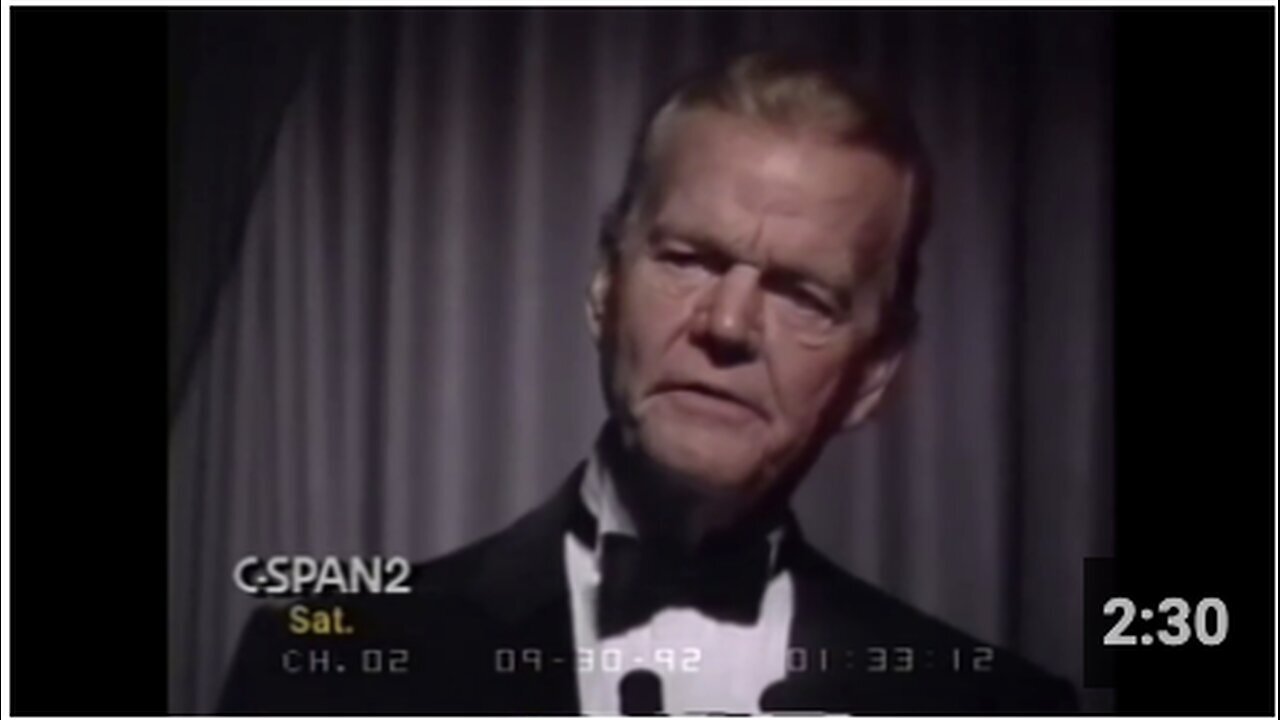 "1992: Paul Harvey's Prophetic Speech as American Radio Broadcaster"