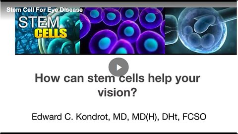"Utilizing Stem Cells for the Treatment of Eye Diseases"