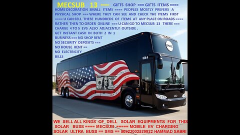 MECSUB 13 == SELL GIFTS ITEMS , SOUVENIRS , GENERAL HOUSE HOLD ITEMS , CHARGE EVS FREELY