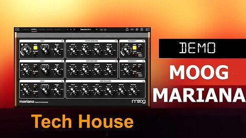 Playing With The Moog Mariana - Demo Test | Tech House // In Context - Bass Synthesizer Demo