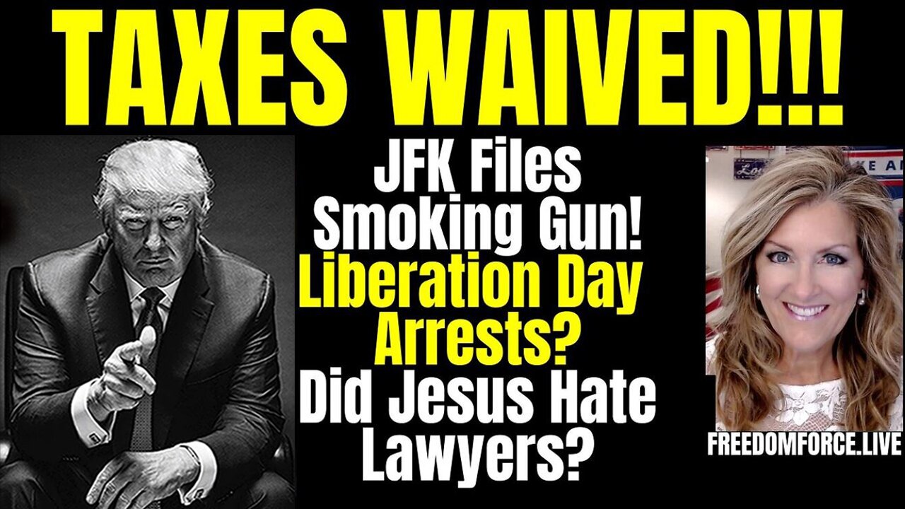 Melissa Redpill HUGE Intel Mar 24: "Trump Liberation Day! Waive Taxes! JFK Blasts! War?"