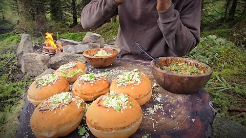Cooking a Giant Steak Over Real Flames | Wild Fire-Grilled Feast