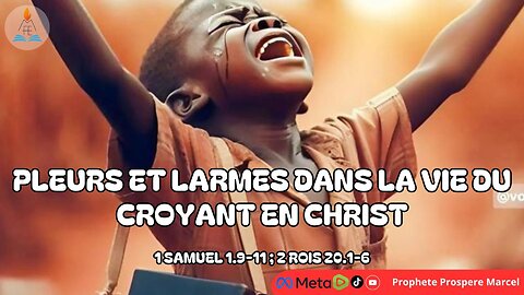CULTE DU 09/11/2025 THEME : PLEURS ET LARMES DANS LA VIE DU CROYANT EN CHRIST