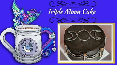 Decorating a Triple Moon Cake