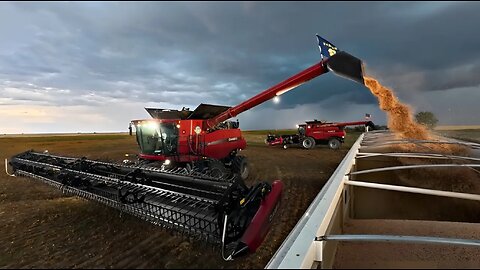 Big Storm Approaching! Unload and Hunker Down! Harvest Has Begun!