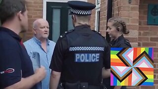 British police arrest Elderly Man for Swastika shaped LGBTQ Flag on Facebook 卐🏳️‍🌈