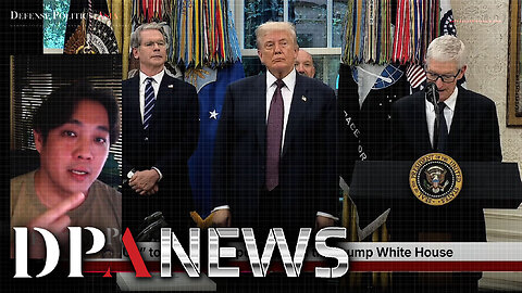 AWKWARD PRESSER: Trump's India tariff forced Apple into expanding investment/manufacturing in USA~!