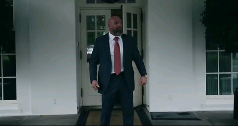 Triple H Does His Water Spit Entrance at The White House!