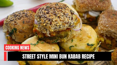 Street Style Mini Bun Kabab Recipe By Global Kitchen Delights