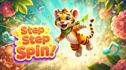 Step Step Spin! 🐾🔄 | Easy Dance Song for Kids