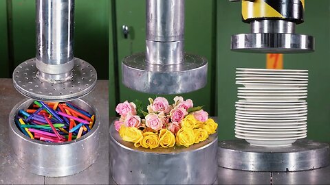 #Hydraulic_Piston_vs_Plates_ASMR😍🔥