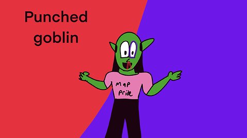 Punched goblin