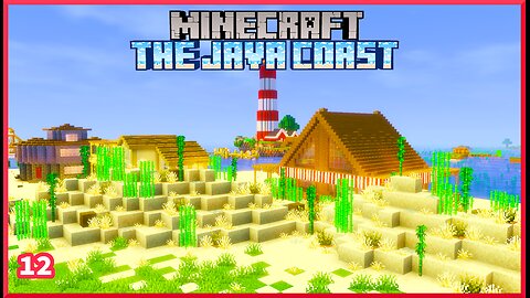 I built a beach, then the server reset, so I rebuilt it BETTER