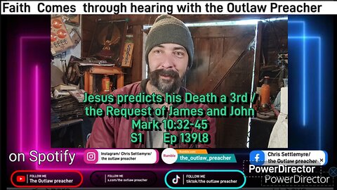 Jesus predicts his Death a 3rd / the Request of James and John Mark 10:32-45 S1 Ep 139