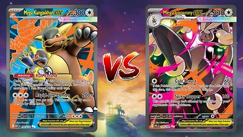 Pokemon TCG Live Mega Kangaskhan EX Bouffalant VS Mega Lopunny EX Dusknoir!!