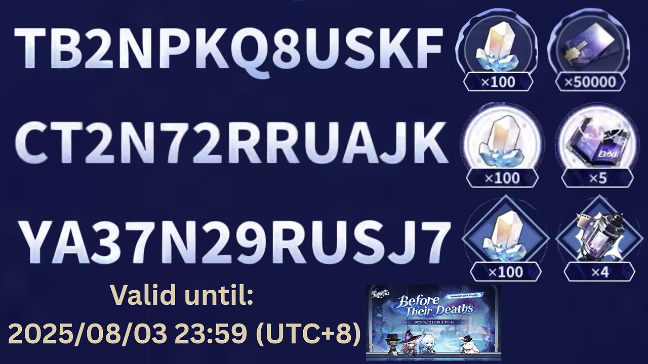 3.5 Special Program Codes (Honkai: Star Rail)