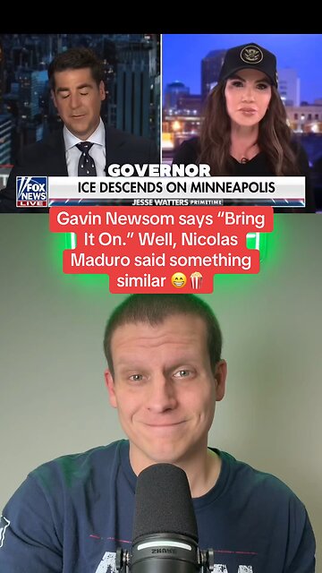 Jesse Watters discusses Gavin Newsom’s “Bring It On” comment with DHS Secretary Kristi Noem