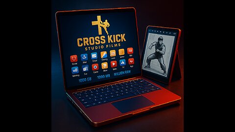 Cross kick Studio Films Laptop