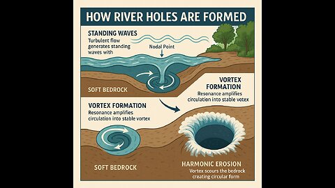 River Holes Explained: Nature's Cymatic Drills in Action