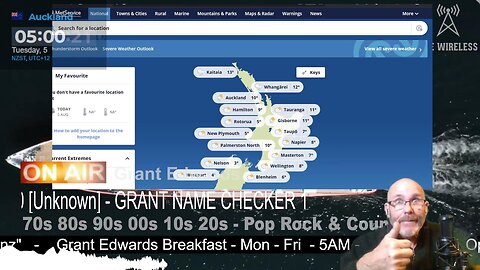The World at FIVE - 5th Aug 25 with Grant Edwards 5AM-7AM