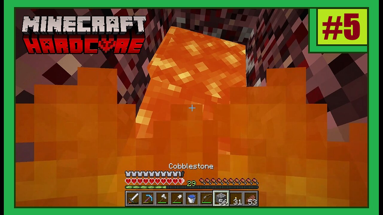 I went to The NETHER in Hardcore Minecraft 1.8... ● Episode 5