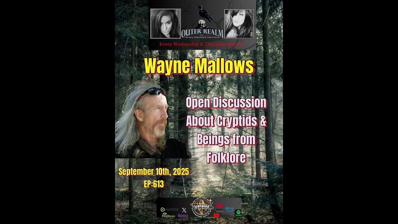 Open Discussion on Cryptids and Beings From Folklore with Guest Co Host Wayne Mallows