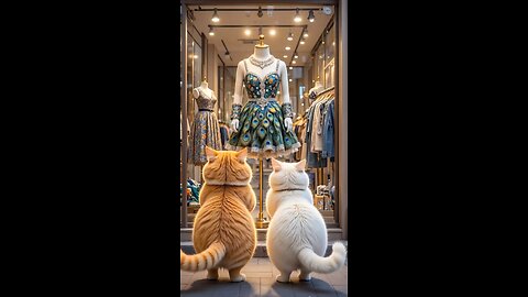 Cute cat dream dress