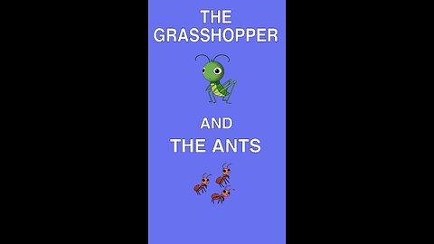 The Grasshopper and the Ants. Aesop’s Moral Machine #2