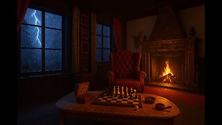The Cozy Cabin | Rain, Thunder & Fire Sounds for Deep Sleep 💤