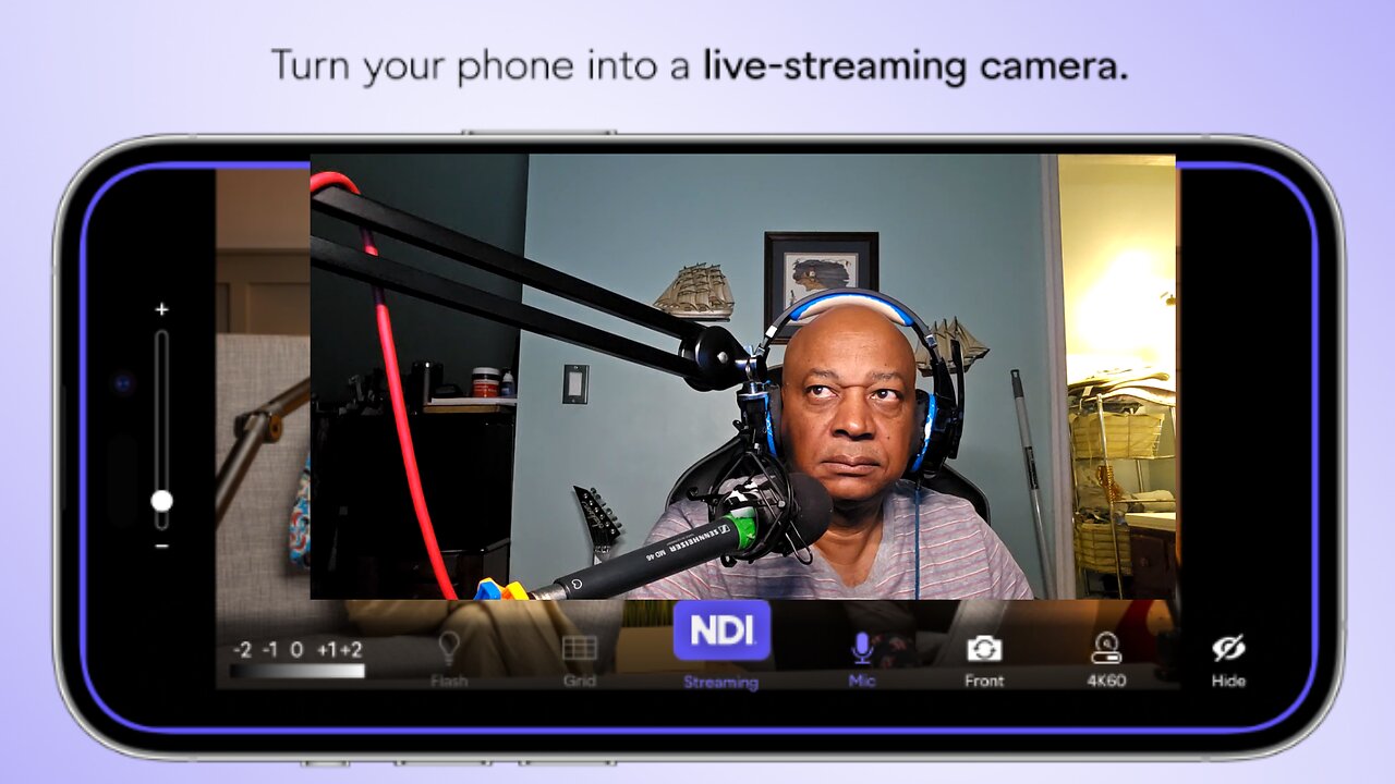 TURNING MY PHONE AS A CAMERA FOR LIVE STREAMING