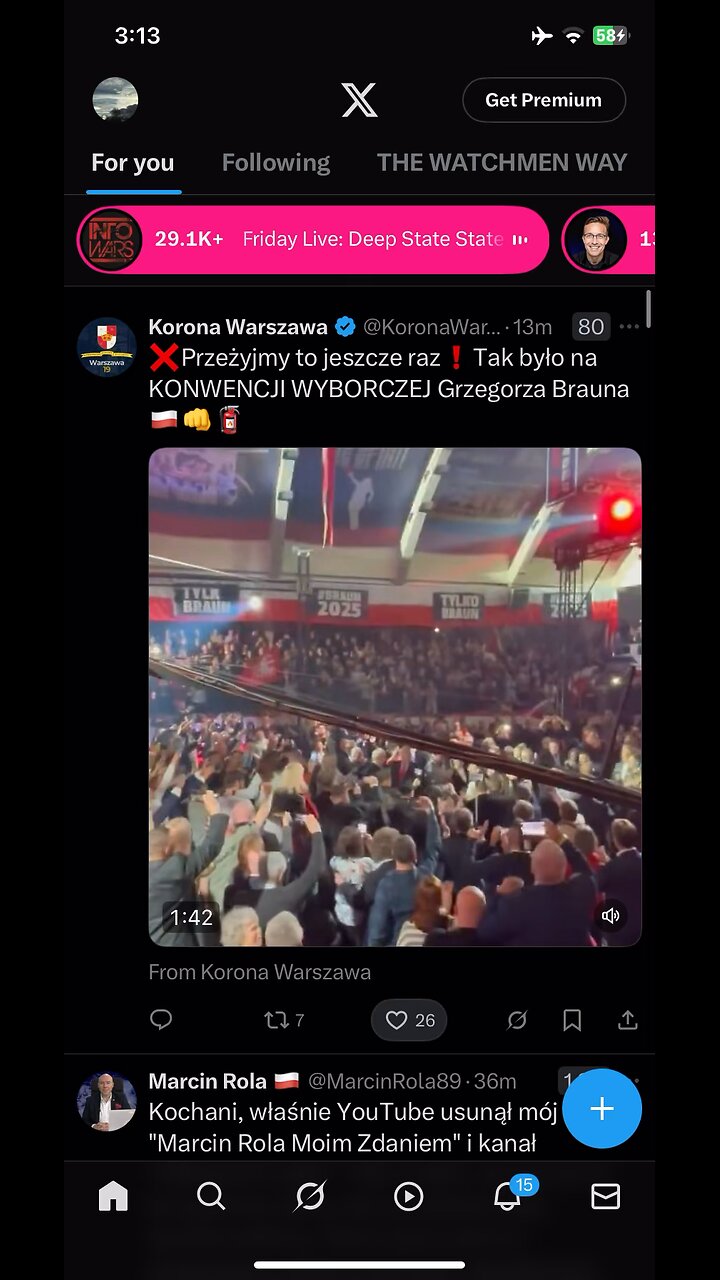 In Polish Grzegorz Braun