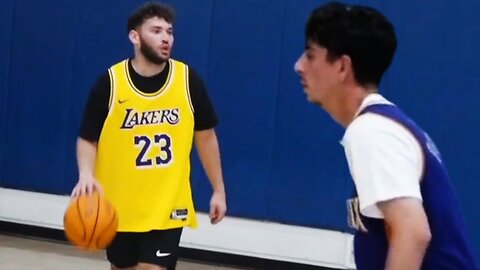 Adin Ross Vs Faze Rug In A $10,000 1v1 Basketball Wager!