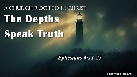 Speak Truth, Pastor Austin McKelroy, 06-08-2025