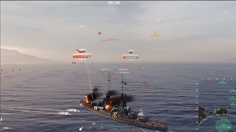 Holding off Two battleships in Cavour