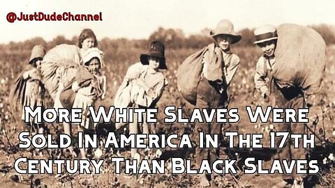 "Unveiling Hidden History: White Slave Trade Outnumbering Black in 17th Century America"