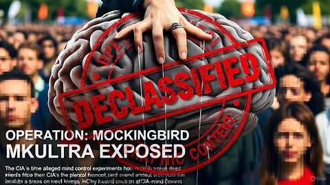 How They Broke Us All: MKUltra, Mockingbird & The Mass Mind Control Playbook
