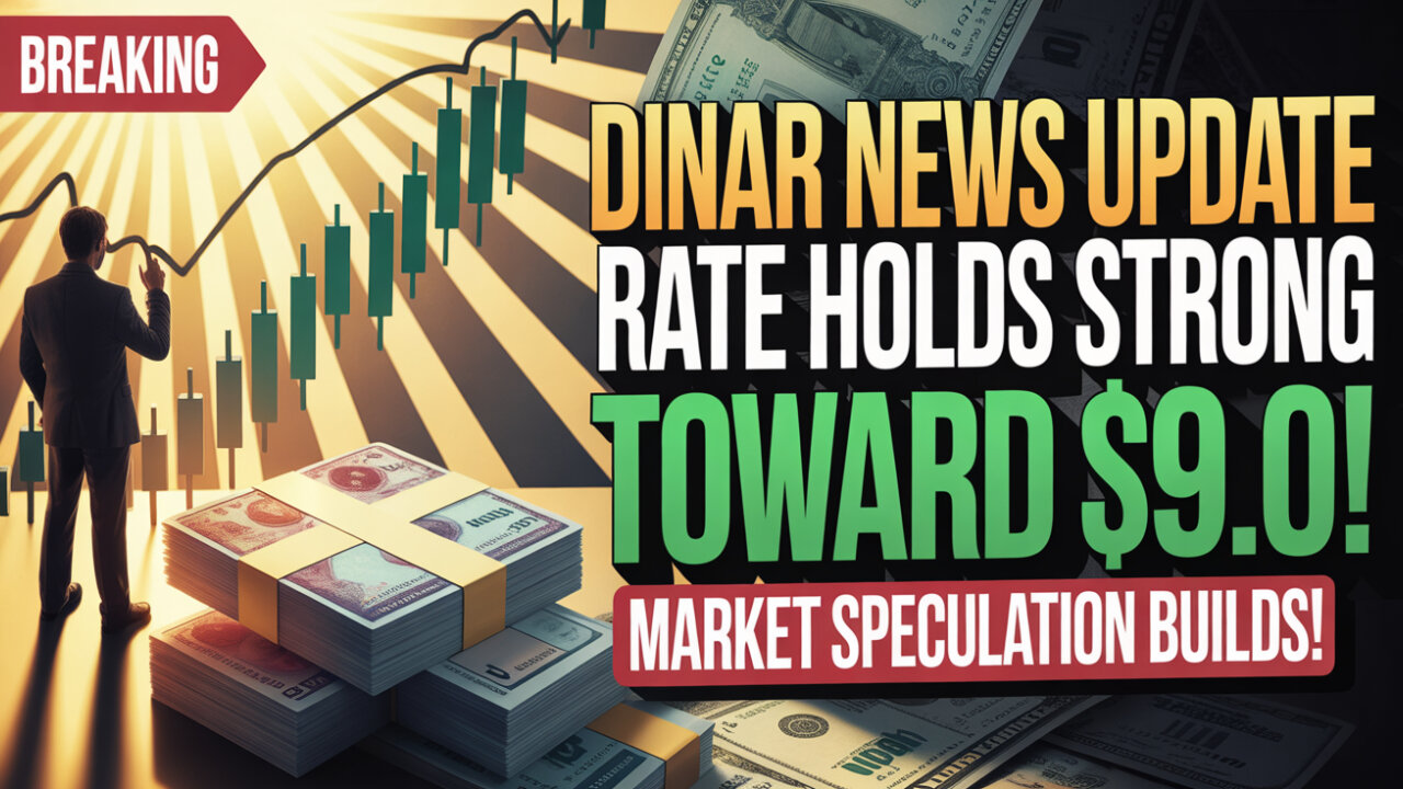 Iraqi Dinar News Update – Rate Holds Strong, Speculation Builds Toward $9! 💥 IQD Today News