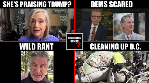 Hillary Clinton Praises Trump, Maher Slams Dems, Baldwin's Wild Rant, Trump Clears DC Homeless Camps