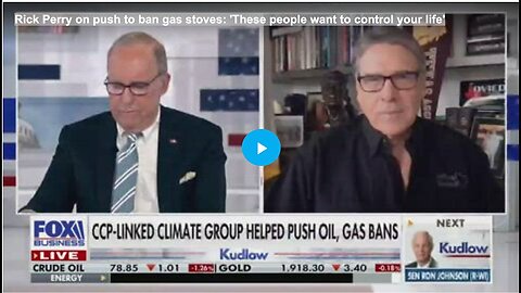 "Rick Perry Claims Push to Ban Gas Stoves is a Bid to Control Your Life"