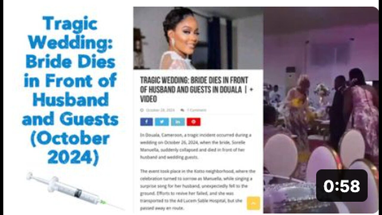"October 2024 Wedding Tragedy: Bride Collapses and Dies During Ceremony"