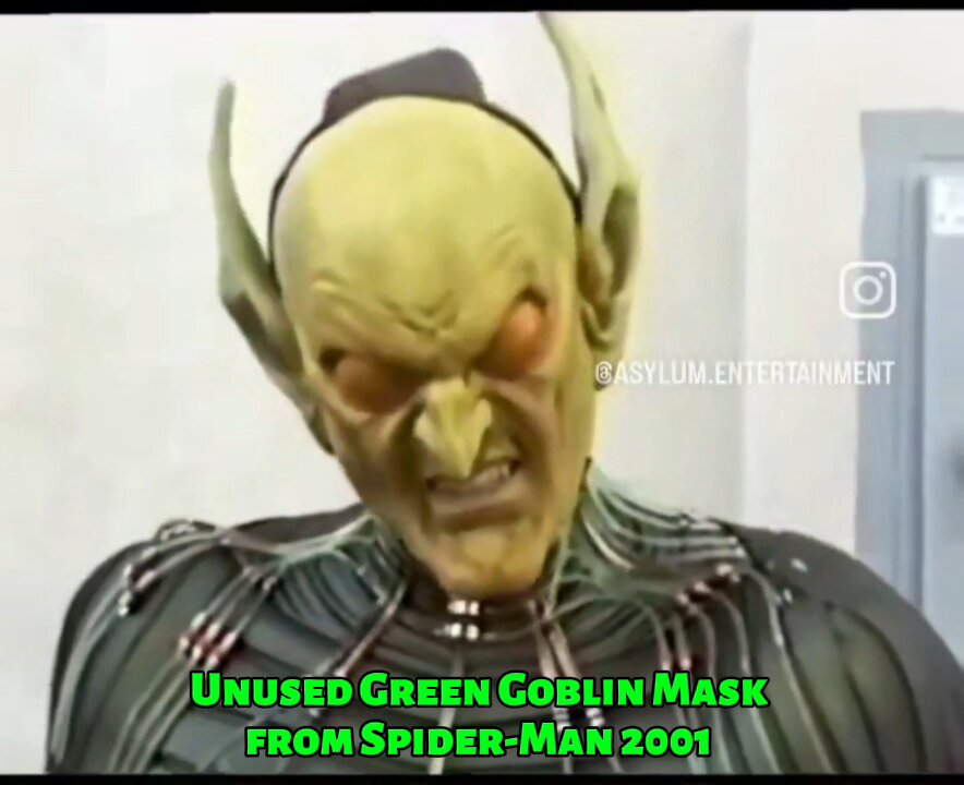 Unused Green Goblin Mask 2001