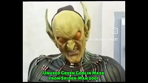 Unused Green Goblin Mask 2001