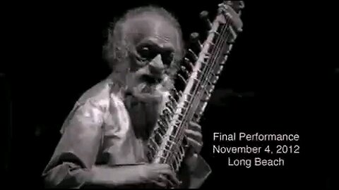 Last performance of Pandit Ravishankar