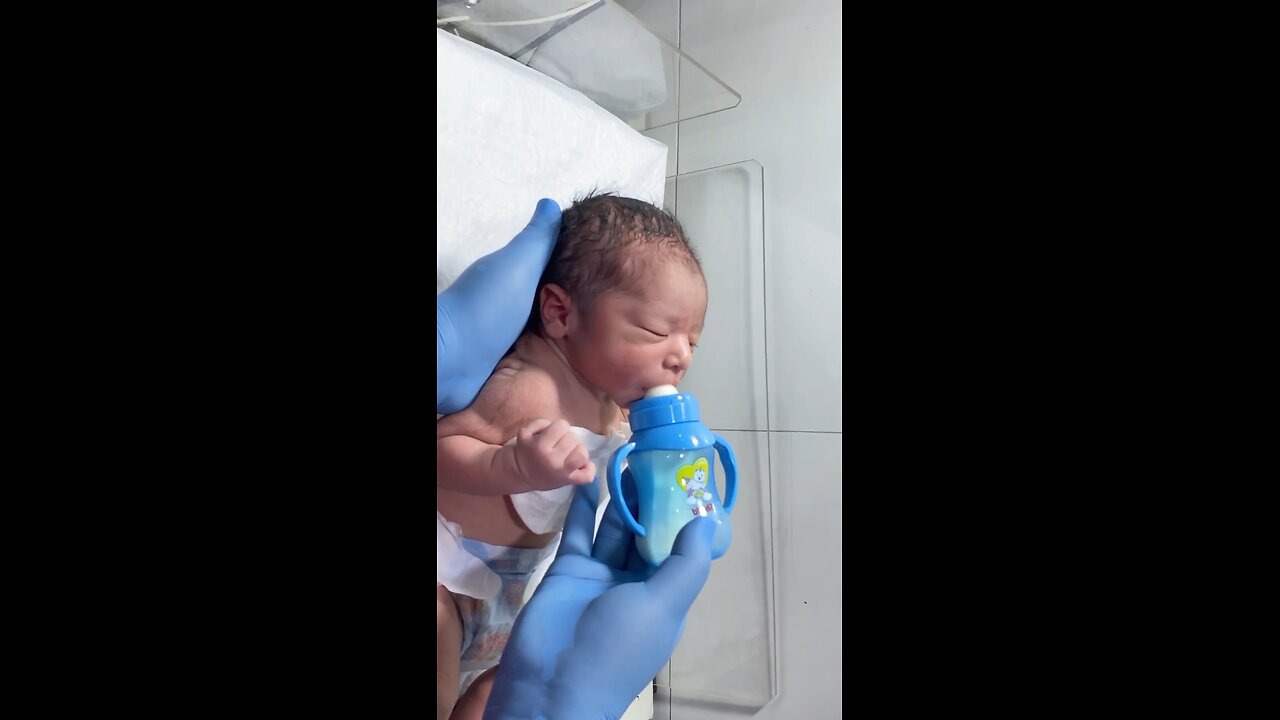 newborn baby feeding