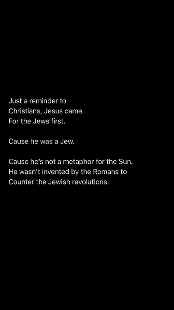 They still waiting for their Messiah